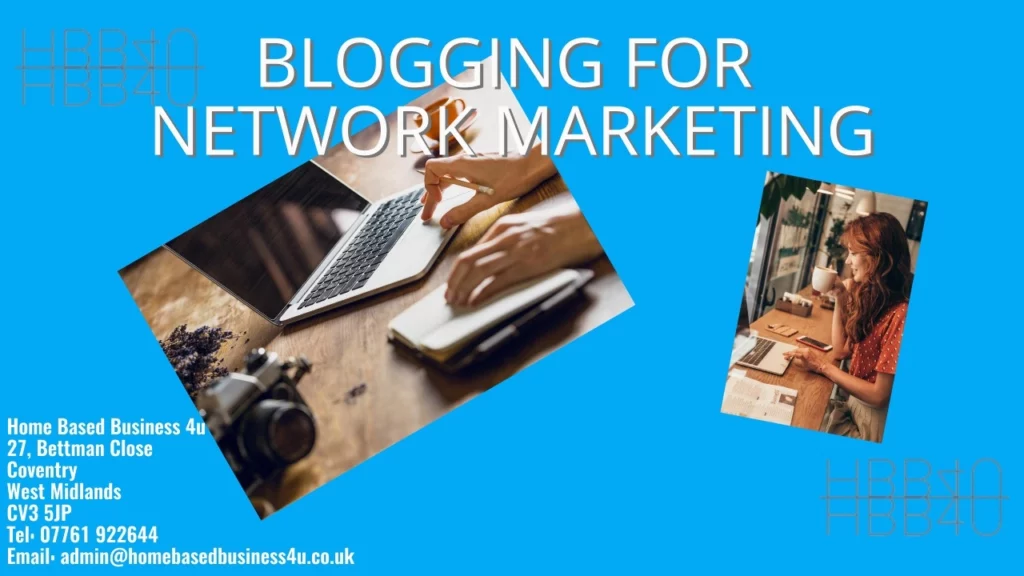 blogging for network marketing