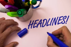 using correct headings in article writing