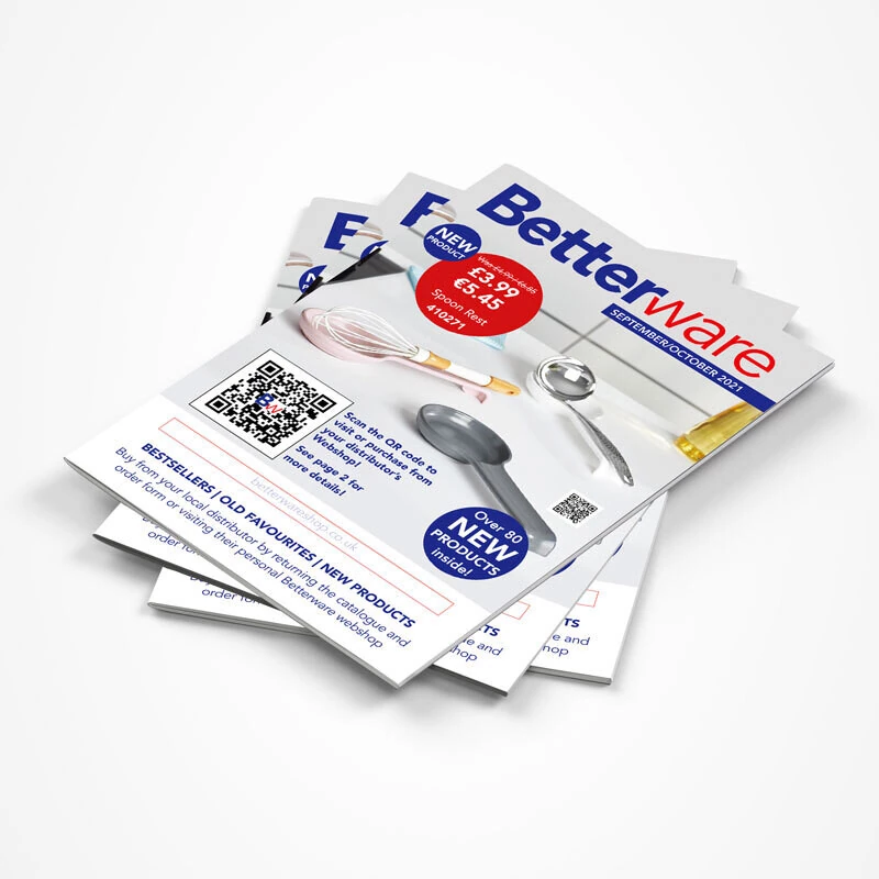 betterware catalogues with qr code